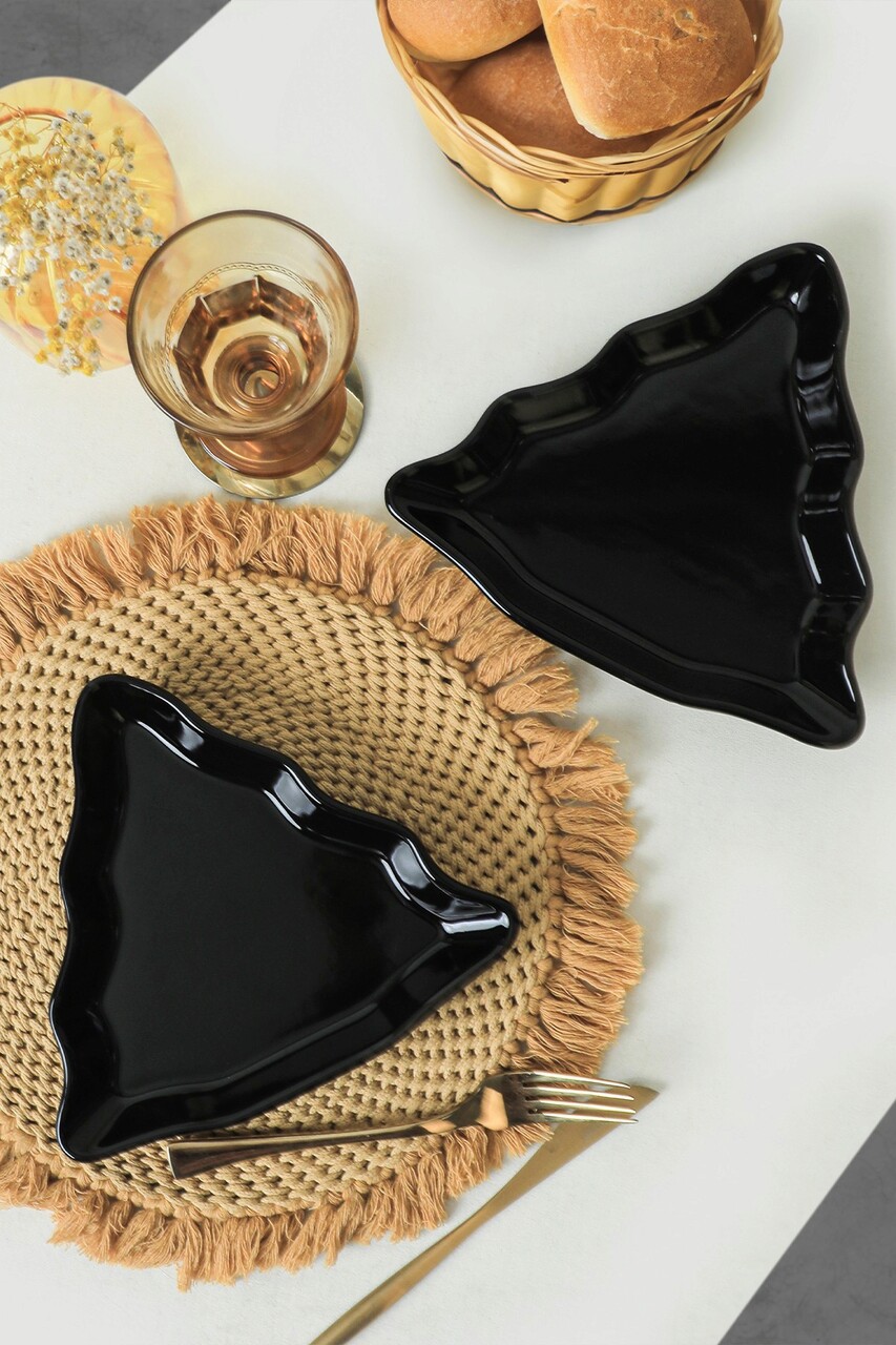 Set platouri servire, Hermia, 275KRM2105, Antibacterian, Negru - imagine 6